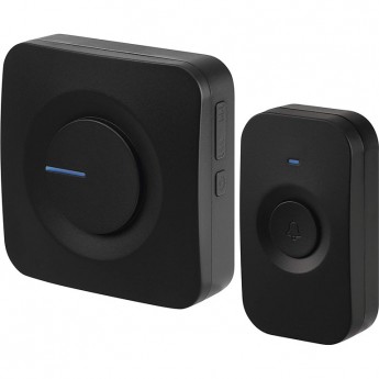 Беспроводной дверной звонок REXANT IP56 52 мелодии черный Беспроводной дверной звонок REXANT IP56 52 мелодии черный