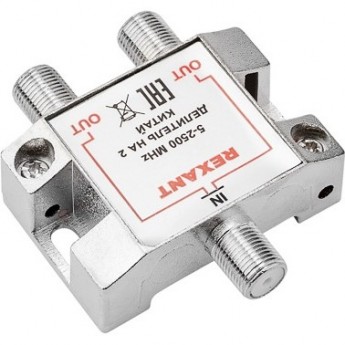 Делитель REXANT СПУТНИК ТВ х 2 под F разъём 5-2500МГц