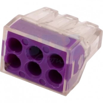 Электромонтажные экспресс-клеммы REXANT 6*2.5мм2, 5шт (БЛИСТЕР D)