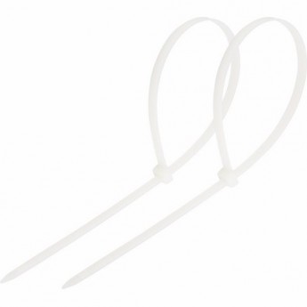 Хомут-стяжка REXANT нейлоновая 80x2.5 мм белая, 25 шт. Хомут-стяжка REXANT нейлоновая 80x2.5 мм белая, 25 шт.