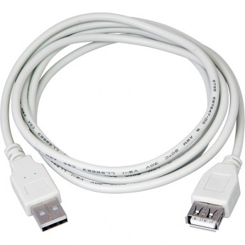 Кабель REXANT USB A - USB A 3 м серый