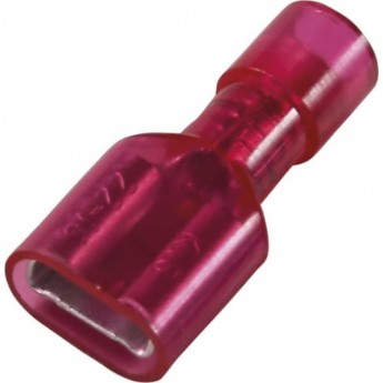 Клемма плоская REXANT РПИ-М(Н) 1.5-(6.3) 0.5-1.5 мм² изолированная в нейлоне красный