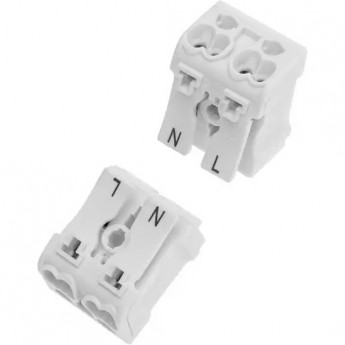 Клемма REXANT пружинная соединительная КСП 2-полюсная (100 шт./уп.) Клемма REXANT пружинная соединительная КСП 2-полюсная (100 шт./уп.)