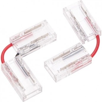 Коннектор REXANT L-образный гибкий для одноцветной светодиодной ленты COB 8мм