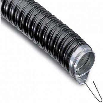 Металлорукав REXANT МРПИнг-12 с зондом черный 50 м