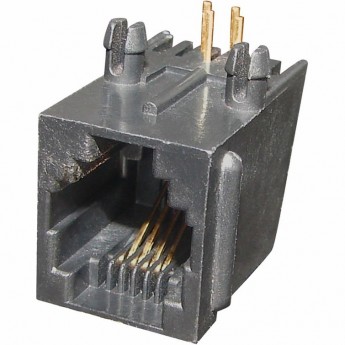 Модуль REXANT KEYSTONE JACK RJ-12(6P4C) FTP экранированный на плату Модуль REXANT KEYSTONE JACK RJ-12(6P4C) FTP экранированный на плату