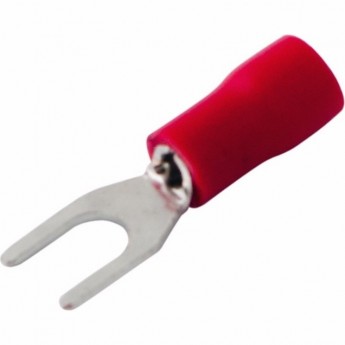 Наконечник вилочный REXANT 4.3 мм 0.5-1.5 мм² изолированный красный Наконечник вилочный REXANT 4.3 мм 0.5-1.5 мм² изолированный красный