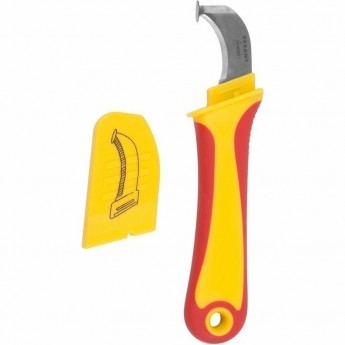 Нож монтажника REXANT, нержавеющая сталь, с «пяткой»