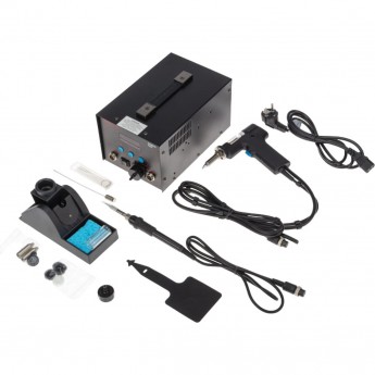 Паяльная станция REXANT (паяльник + демонт. паяльник), модель R048, цифровая, 200-480°C, LED дисплей Паяльная станция REXANT (паяльник + демонт. паяльник), модель R048, цифровая, 200-480°C, LED дисплей