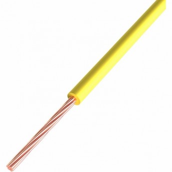 Провод ПГВА REXANT 1х0.50 мм² Cu желтый 500 м