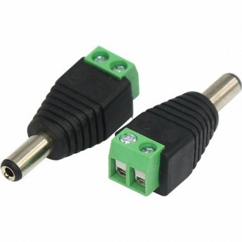 Разъем питания REXANT штекер 2.1х5.5 с клеммной колодкой