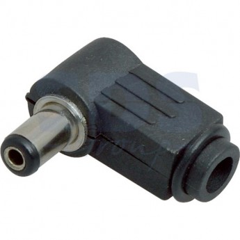 Разъем питания REXANT штекер 2.1х5.5x10 мм угловой Разъем питания REXANT штекер 2.1х5.5x10 мм угловой