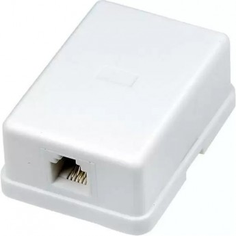 Розетка REXANT телефонная внешняя, 1 порт UTP RJ-14(6P-4C), CAT 3 Розетка REXANT телефонная внешняя, 1 порт UTP RJ-14(6P-4C), CAT 3
