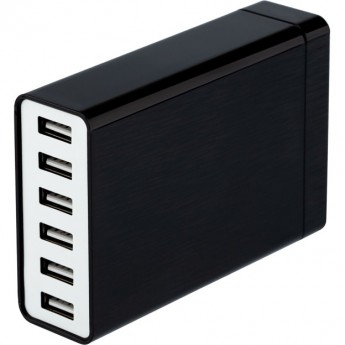 Сетевое зарядное устройство REXANT 6хUSB 1000mA черное Сетевое зарядное устройство REXANT 6хUSB 1000mA черное