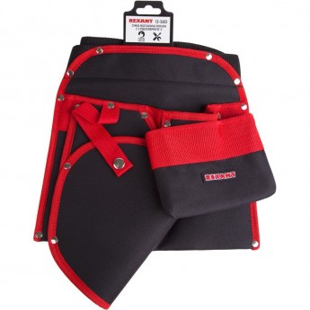 Сумка монтажника поясная REXANT RE-3 с 3 отделениями Сумка монтажника поясная REXANT RE-3 с 3 отделениями