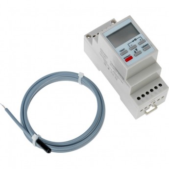 Терморегулятор цифровой программируемый REXANT RX-257 c диапазонами работы (на DIN-рейку)