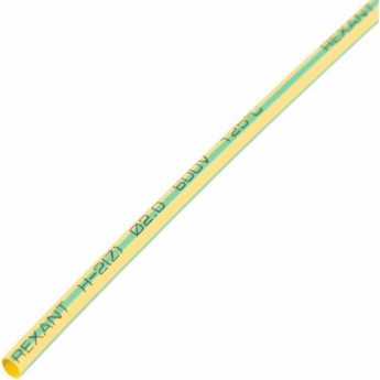 Термоусаживаемая трубка REXANT 2.0/1.0 мм желто-зеленая, 50 шт. Термоусаживаемая трубка REXANT 2.0/1.0 мм желто-зеленая, 50 шт.