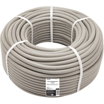 Труба гофрированная REXANT 16 мм с зондом, 50 м