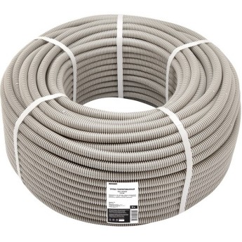 Труба гофрированная REXANT из ПВХ, с зондом, Ø20 мм