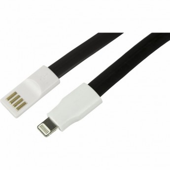 USB кабель REXANT для iPhone 5/6/7 силиконовый шнур черный USB кабель REXANT для iPhone 5/6/7 силиконовый шнур черный